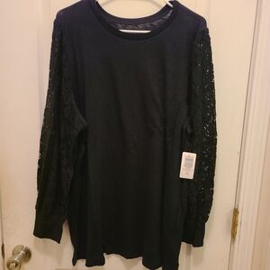 Torrid NWT Long Sleeve Lace Shirt
